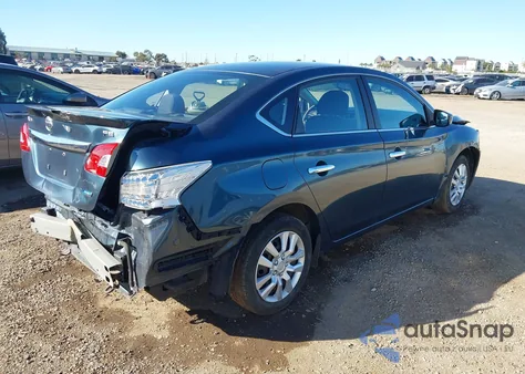 2014 Nissan Sentra Fe+ S from USA, damaged, VIN 3N1AB7AP4EY237755